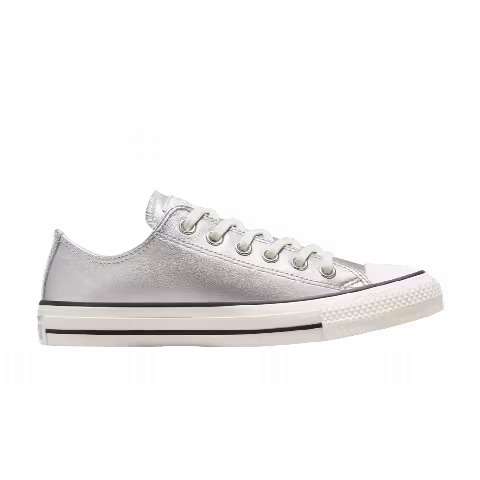 Converse Wmns Chuck Taylor All Star Low 'Metallic Leather - Silver'