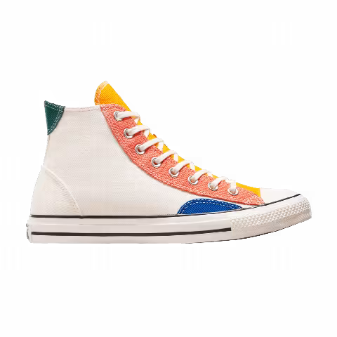 Converse Chuck Taylor All Star High 'Patchwork - Egret Yellow Blue'