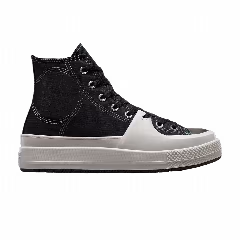 Converse Chuck Taylor All Star Construct High 'Black Totally Neutral'