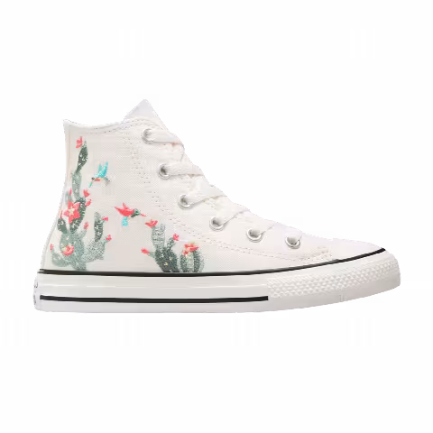 Converse Chuck Taylor All Star High PS 'Succulent Embroidery'