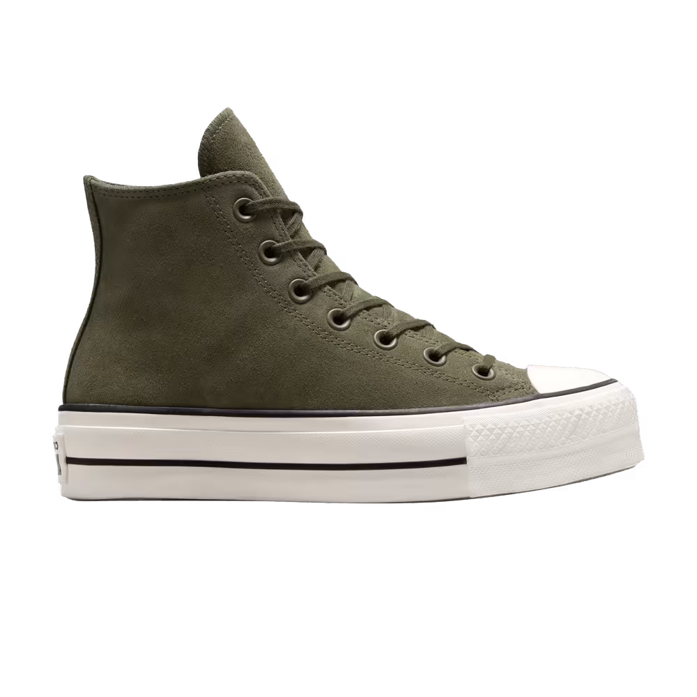 Converse Women's Chuck Taylor All Star Lift Platform High Colorful Suede - Utility