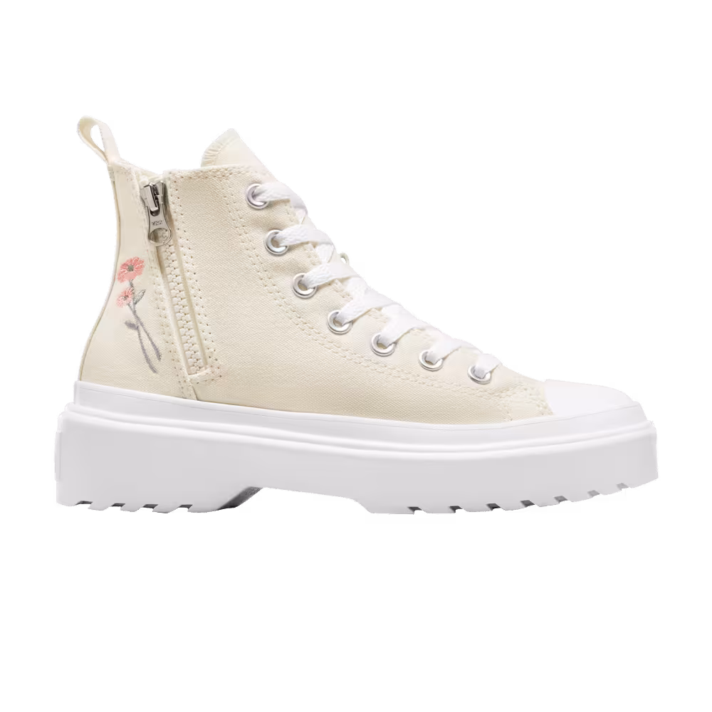 Converse Chuck Taylor All Star Lugged Lift Platform Easy On High GS Little Flowers