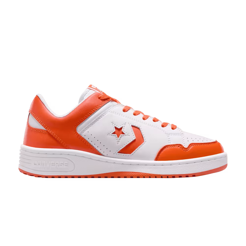 Converse Weapon Low White Orange