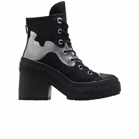 Converse Chuck 70 De Luxe Heel High 'Chrome - Total Eclipse Silver'