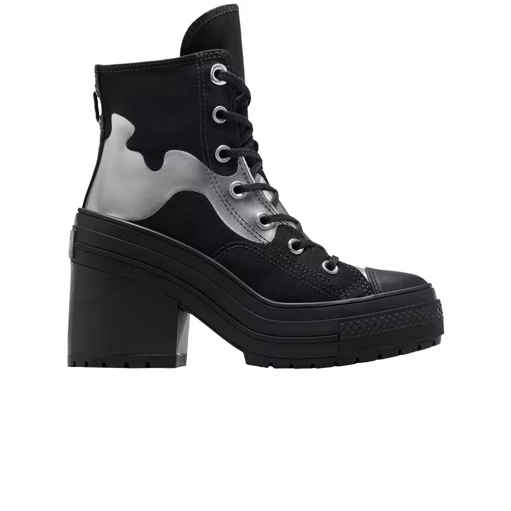 Converse Chuck 70 De Luxe Heel High Chrome - Total Eclipse Silver