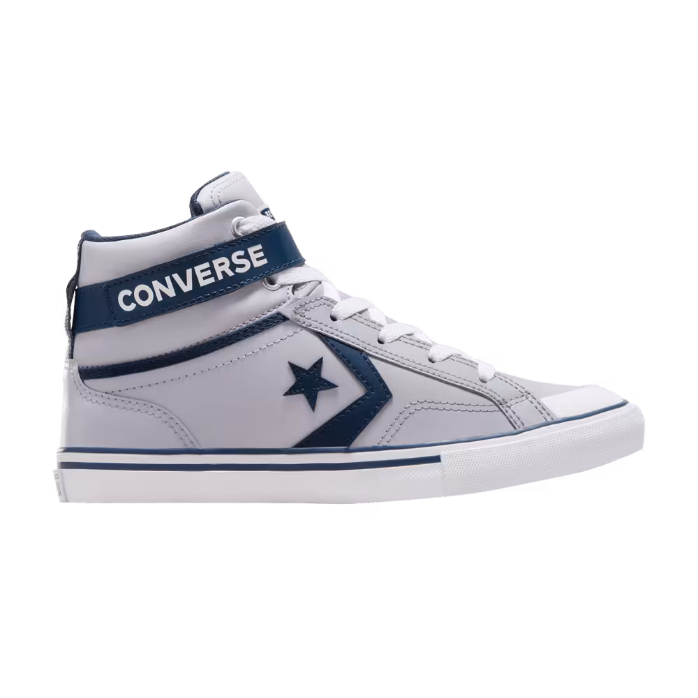 Converse Pro Blaze Strap Leather High GS Ghost Town Navy
