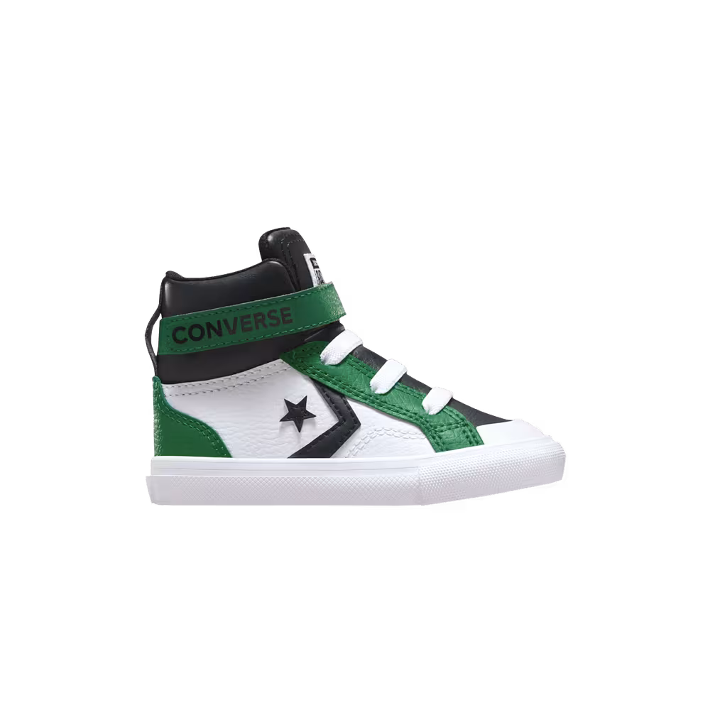 Converse Pro Blaze Strap Leather EasyOn High TD White Green Black