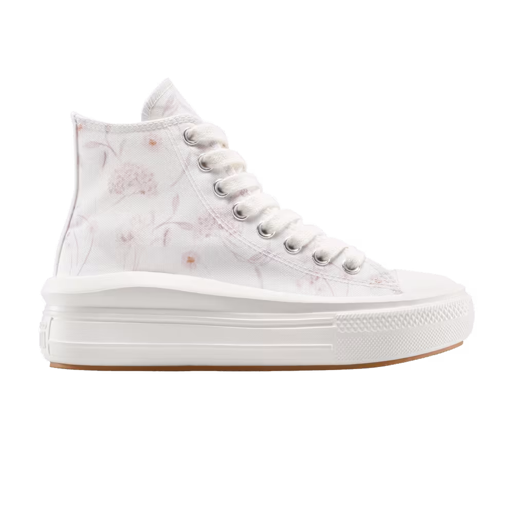 Converse Women's Chuck Taylor All Star Move Platform High Watercolor Flowers