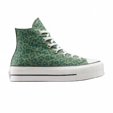 Converse Wmns Chuck Taylor All Star Lift Platform High 'Green Leopard'