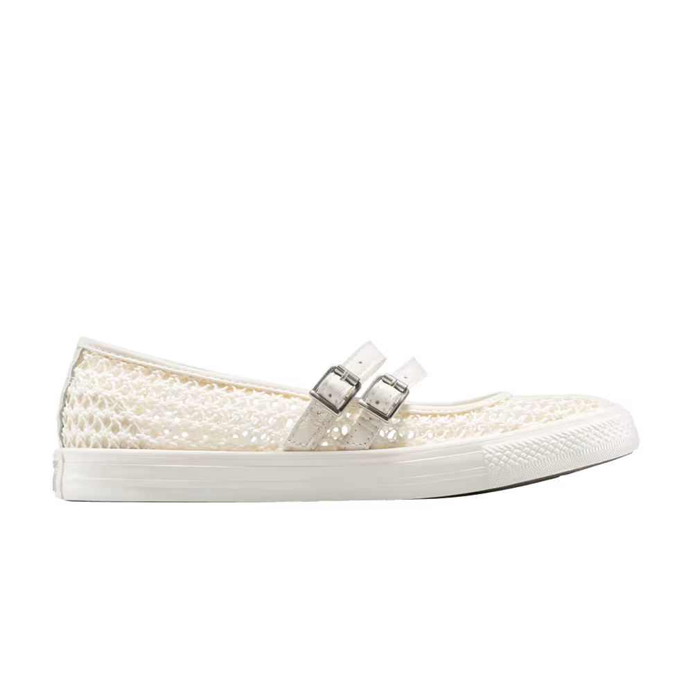 Converse Women's Chuck Taylor All Star Dainty Mary Jane Knit Egret