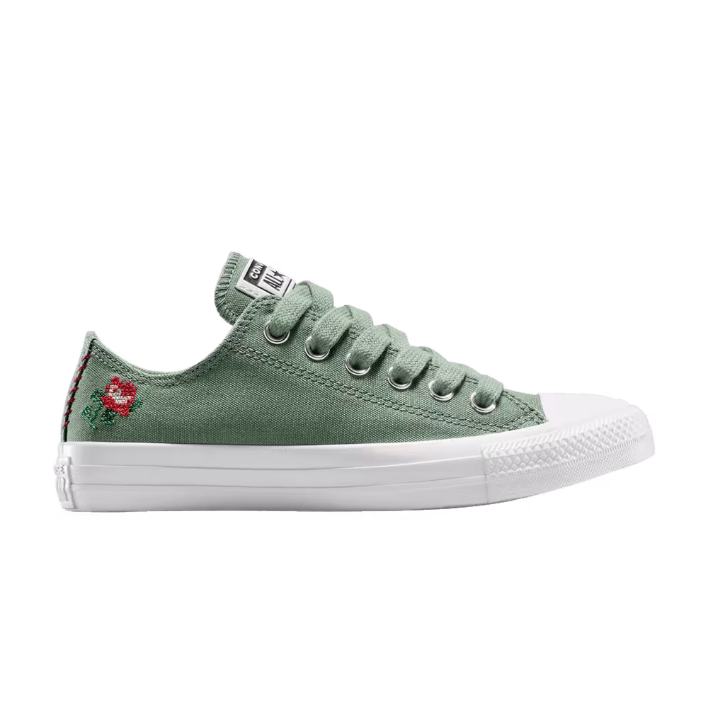 Converse Women's Chuck Taylor All Star Low Cross Stitch Roses