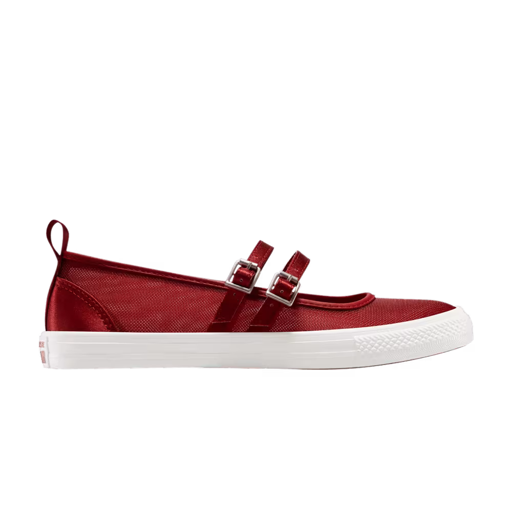 Converse Women's Chuck Taylor All Star Dainty Mary Jane Mesh Park Red