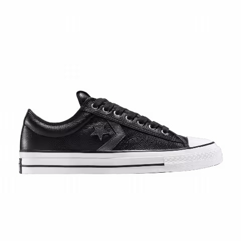 Converse Star Player 76 Low 'Metallic Black Leather'