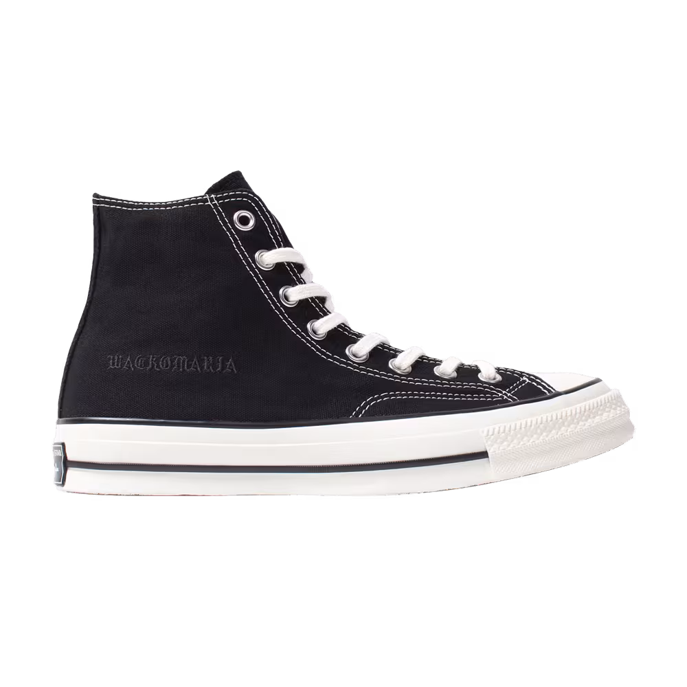 Wacko Maria x Converse Chuck 70 High Black