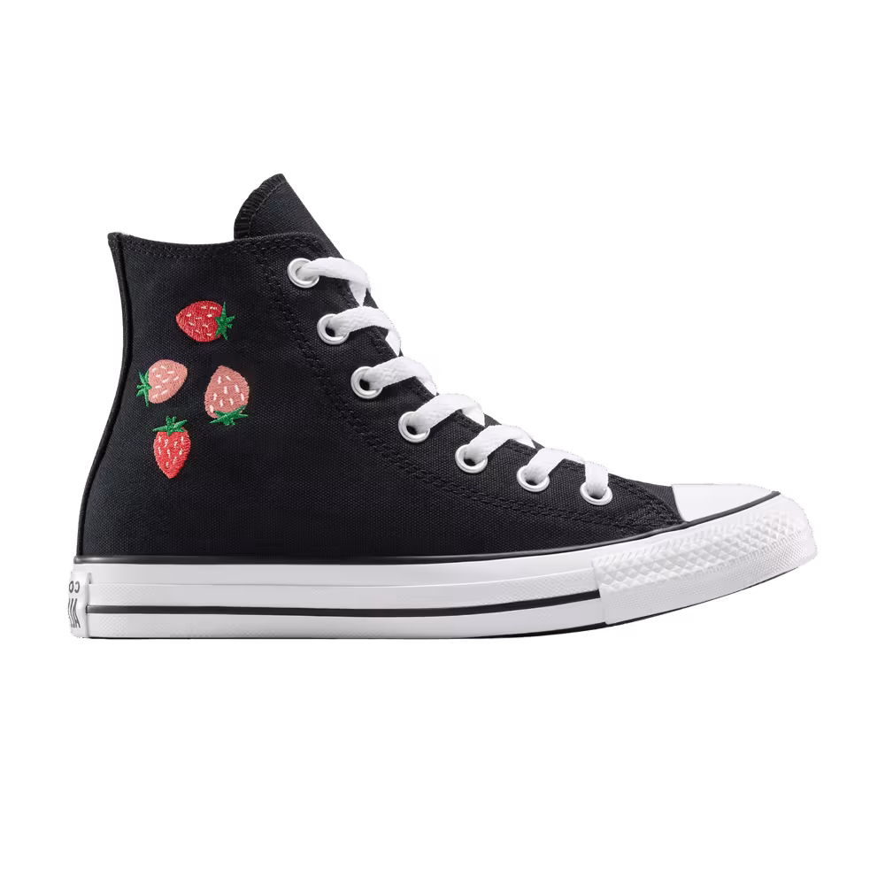 Converse Women's Chuck Taylor All Star High Embroidered Strawberries
