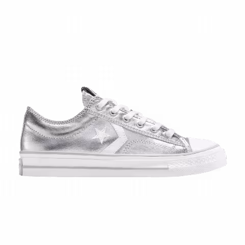 Converse Wmns Star Player 76 Low 'Silver Metallic'
