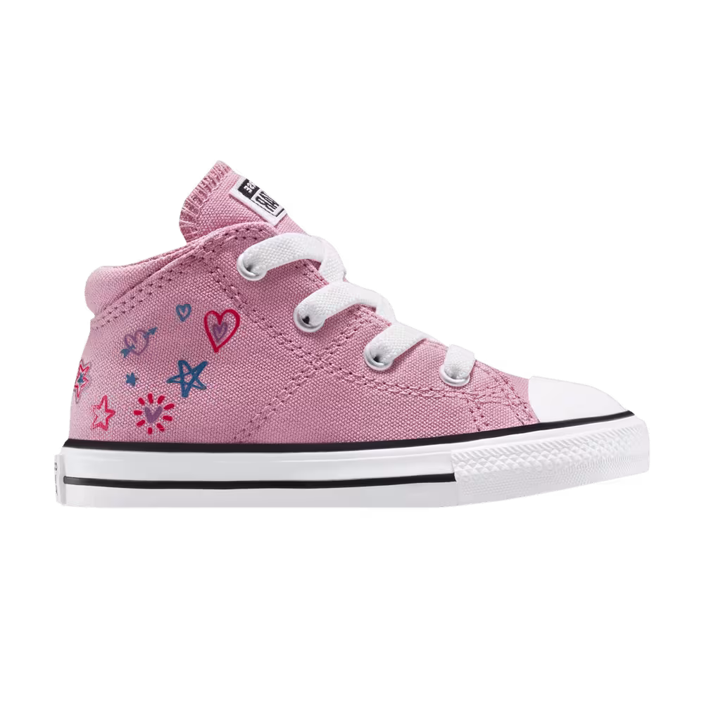 Converse Chuck Taylor All Star Madison EasyOn Mid TD Doodles - Cliffside Rose