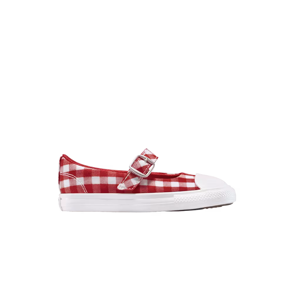 Converse Chuck Taylor All Star Dainty Mary Jane EasyOn TD Checkered Red