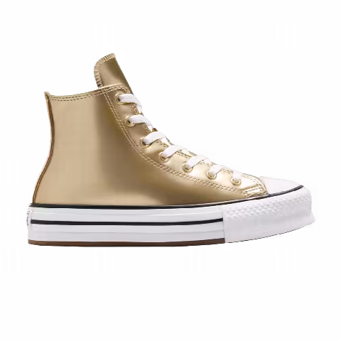 Converse Chuck Taylor All Star EVA Lift Platform High GS 'Metallic Light Gold'