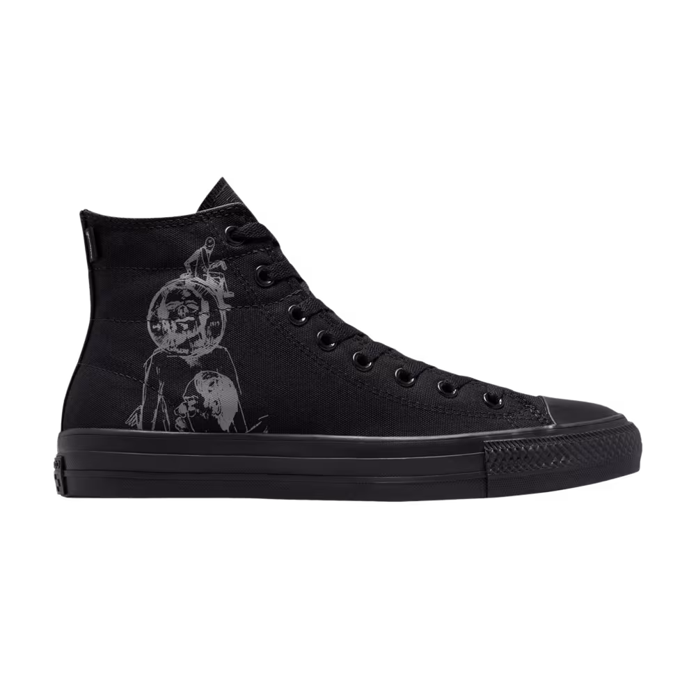 Krooked x Converse Chuck Taylor All Star Pro High Triple Black