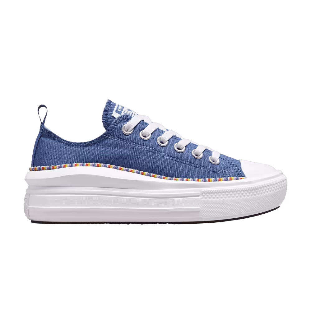 Converse Chuck Taylor All Star Move Platform Low GS Friendship Bracelet - Washed Indigo