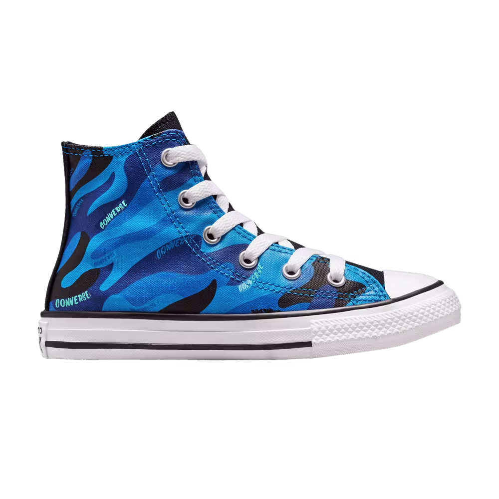 Converse Chuck Taylor All Star High PS Hybrid Camo - Kinetic Blue