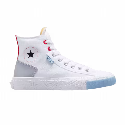 Converse Chuck Taylor All Star High 'Reflective Shine - White Light Armory Blue'