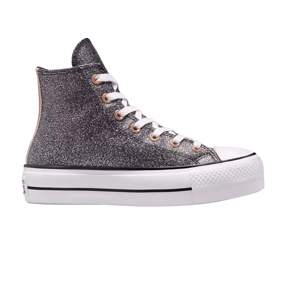Converse Women's Chuck Taylor All Star Lift Platform High Metallic Glitter