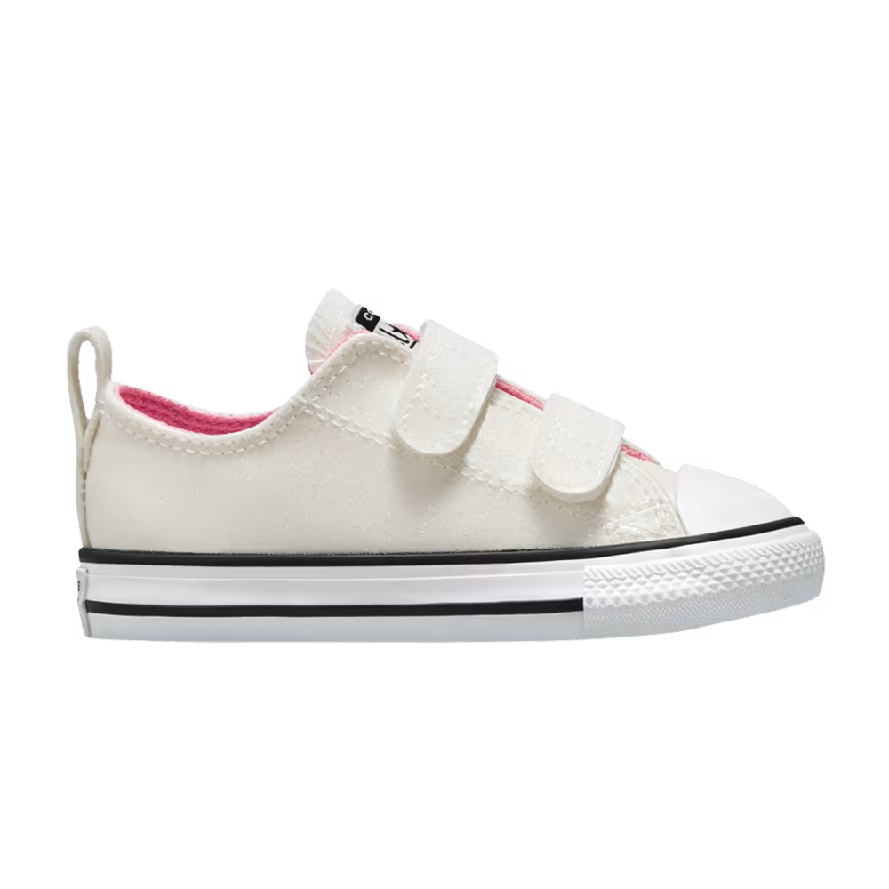 Converse Chuck Taylor All Star Rave Easy-On Glitter Low TD Silver Pink
