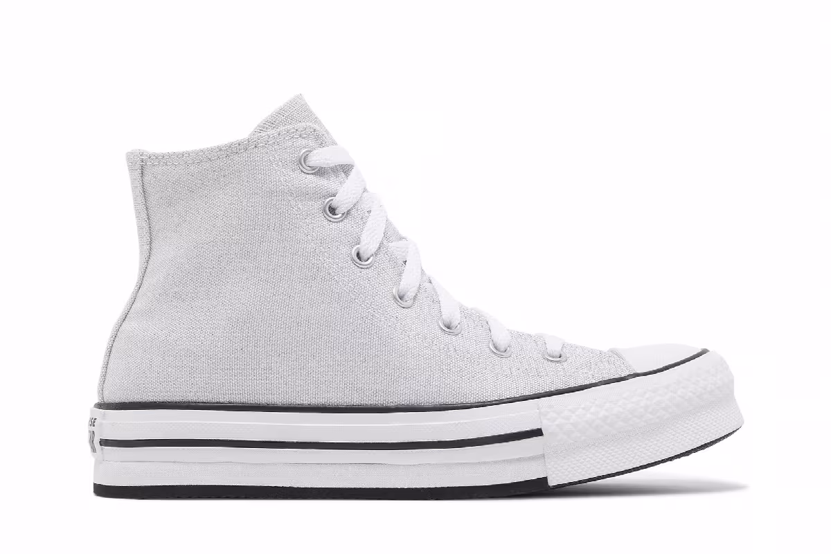 Converse Chuck Taylor All Star Platform High GS Glitter, view 2