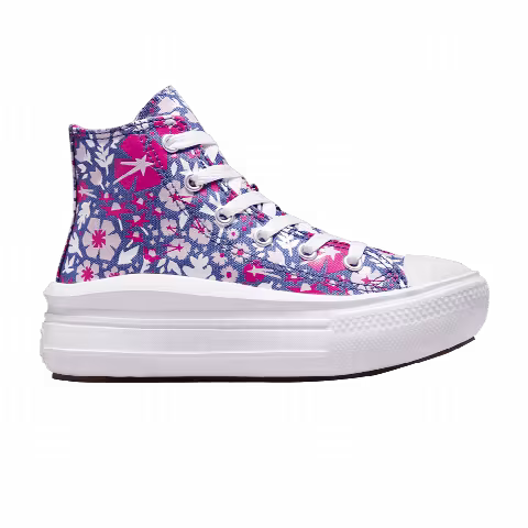 Converse Chuck Taylor All Star Move Platform High PS 'Paper Floral - Washed Indigo'