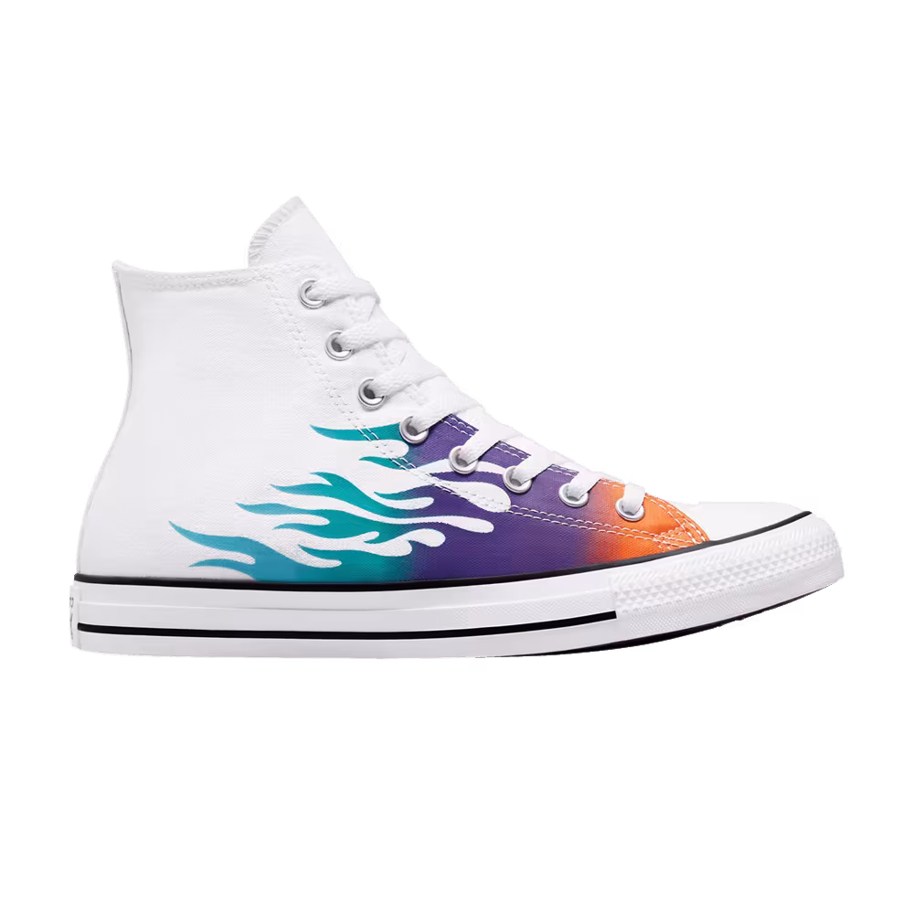 Converse Chuck Taylor All Star High Archive Print - Gradient Flame
