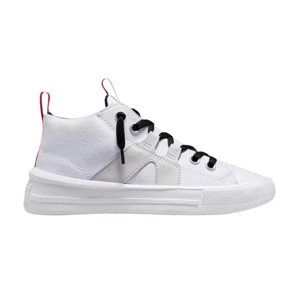 Converse Chuck Taylor All Star Easy-On Mid GS White University Red