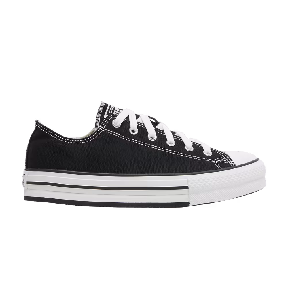 Converse Chuck Taylor All Star EVA Platform Low GS Black
