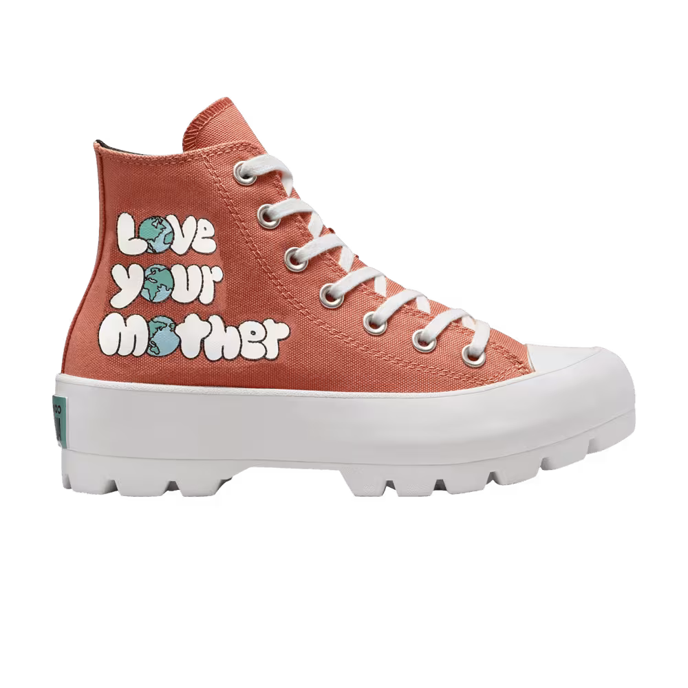 Converse Women's Chuck Taylor All Star High Lugged Love Your Mother - Healing Clay