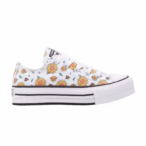 Converse Chuck Taylor All Star EVA Platform Low GS 'Sunflowers'