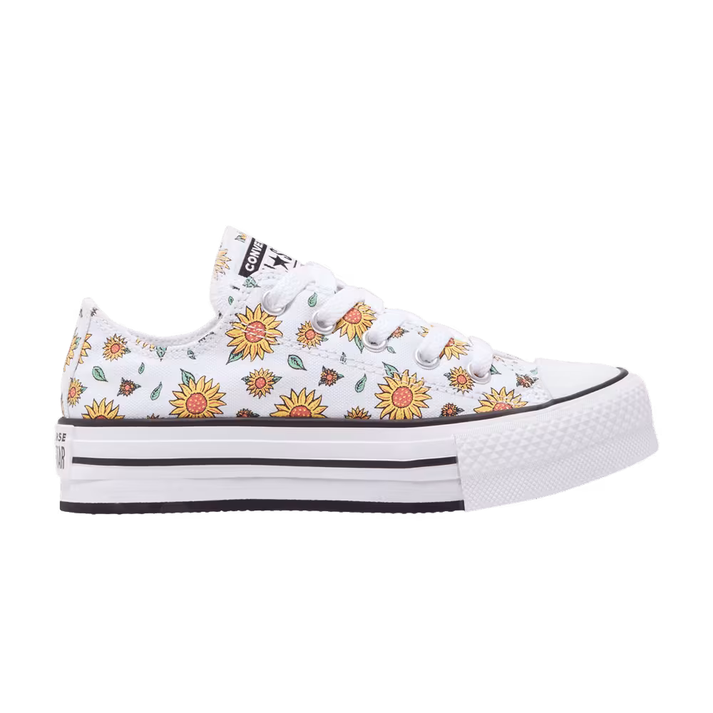 Converse Chuck Taylor All Star EVA Platform Low GS Sunflowers