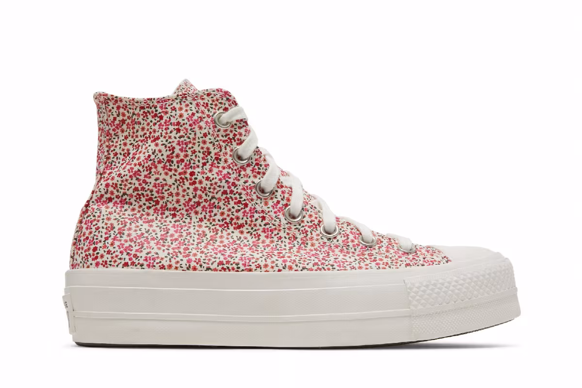 Converse Women's Chuck Taylor All Star Platform High Vintage Floral, view 2