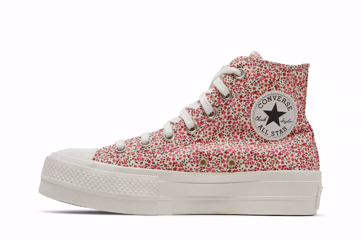 Converse Women's Chuck Taylor All Star Platform High Vintage Floral, view 4