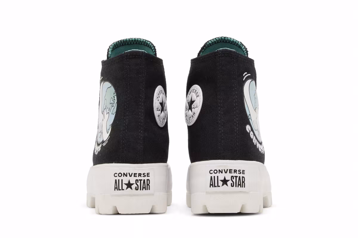 Converse Women's Chuck Taylor All Star High Lugged Love Your Mother - Black, view 7