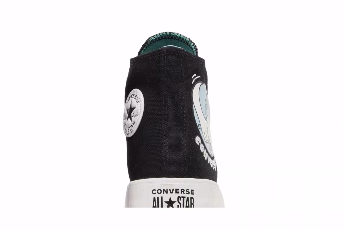Converse Women's Chuck Taylor All Star High Lugged Love Your Mother - Black, view 8