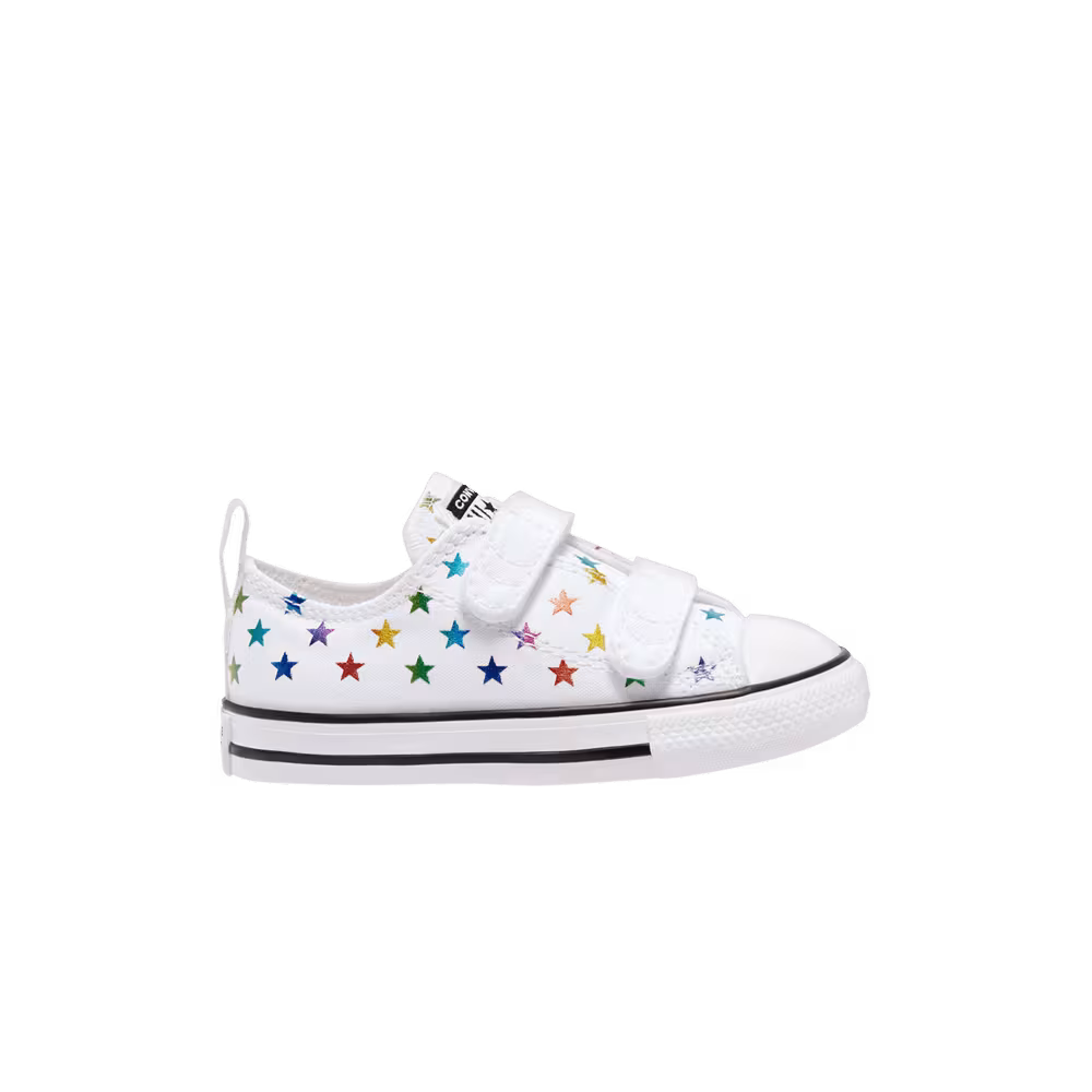 Converse Chuck Taylor All Star Low TD Allover Metallic Stars - White
