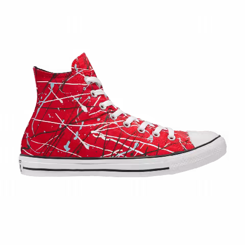 Converse Chuck Taylor All Star High 'Paint Splatter - University Red'