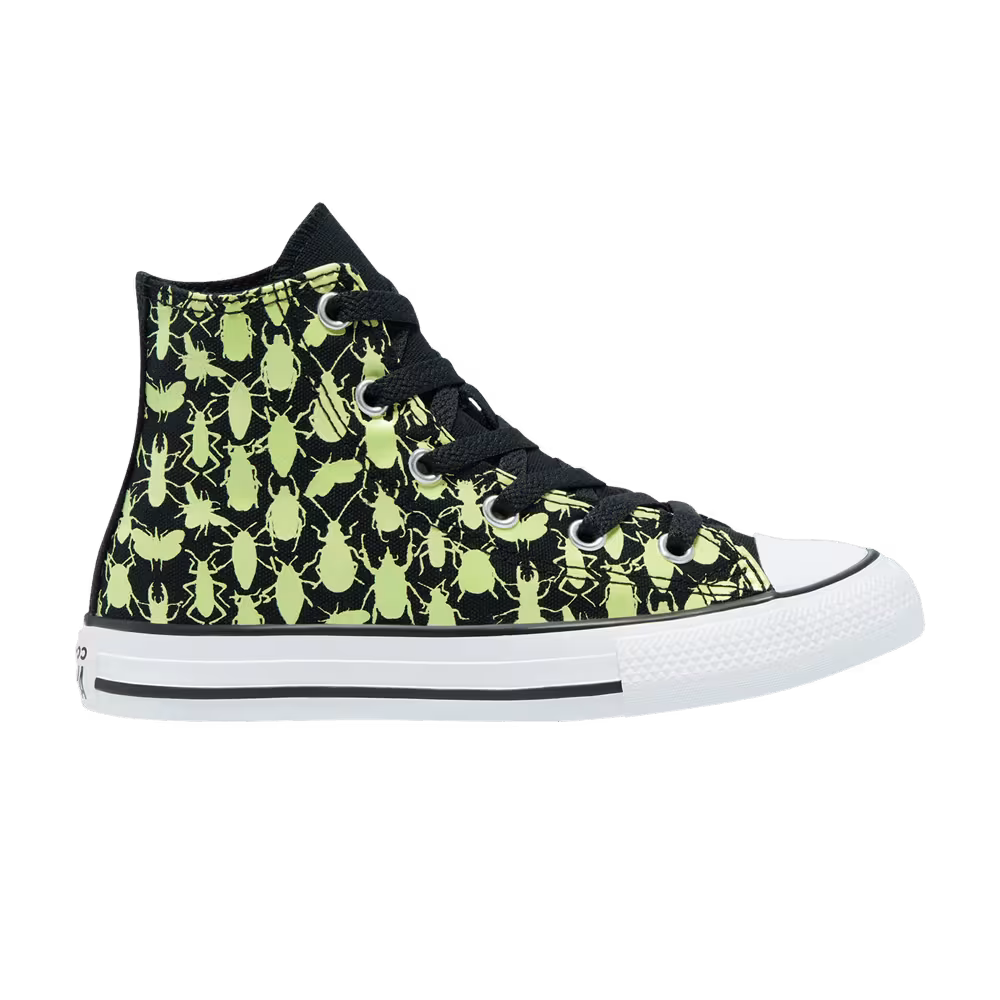 Converse Chuck Taylor All Star High GS Glow In The Dark Insect Print