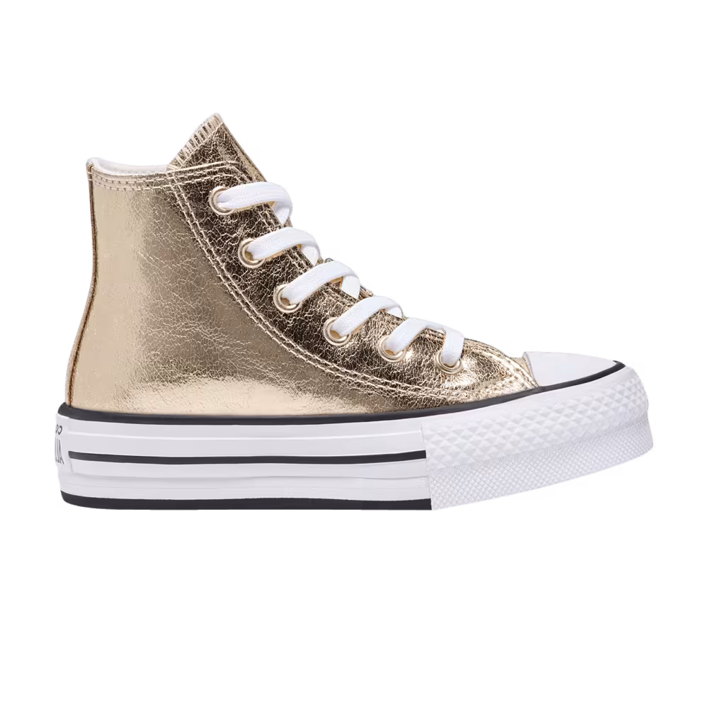Converse Chuck Taylor All Star Platform High GS Digital Powder - Gold