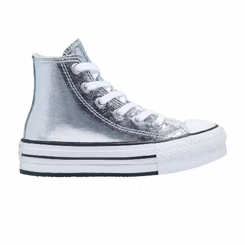 Converse Chuck Taylor All Star Platform High GS 'Digital Powder - Silver'