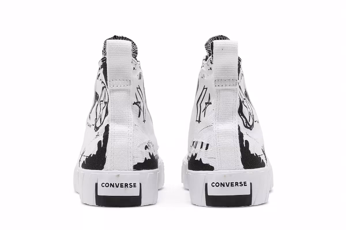 Converse UNT1TL3D Script Print - White, view 7