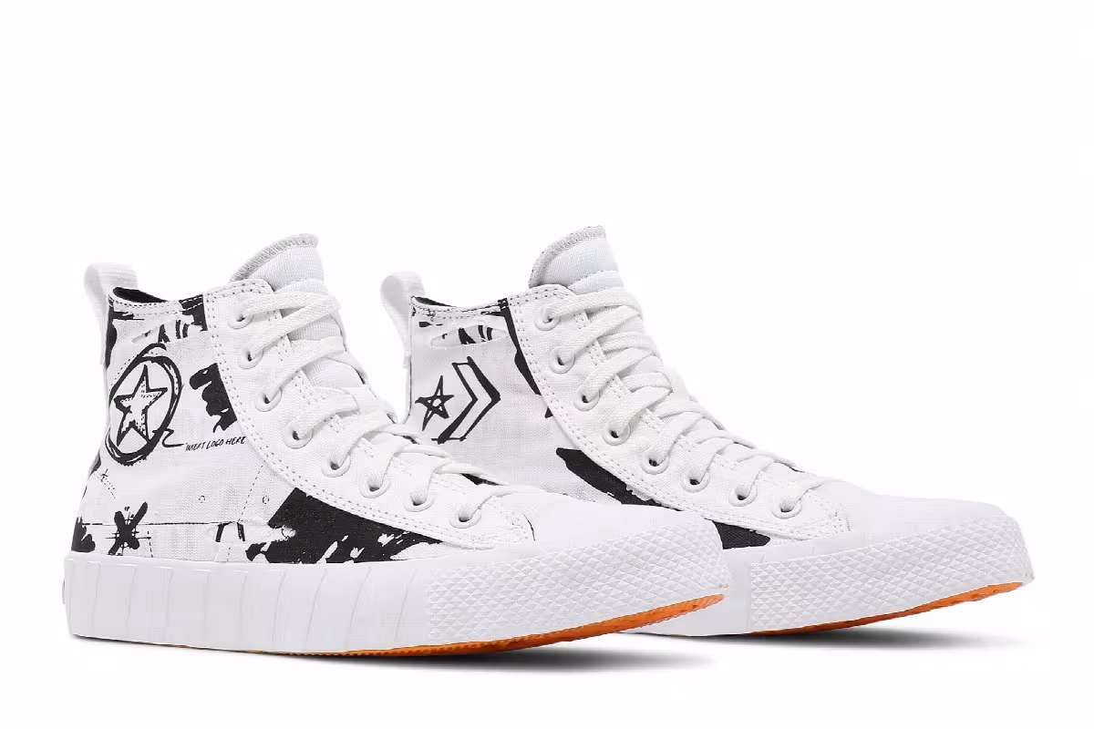 Converse UNT1TL3D Script Print - White, view 9
