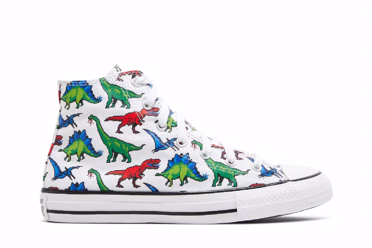 Converse Chuck Taylor All Star High GS 8-Bit Dino, view 2