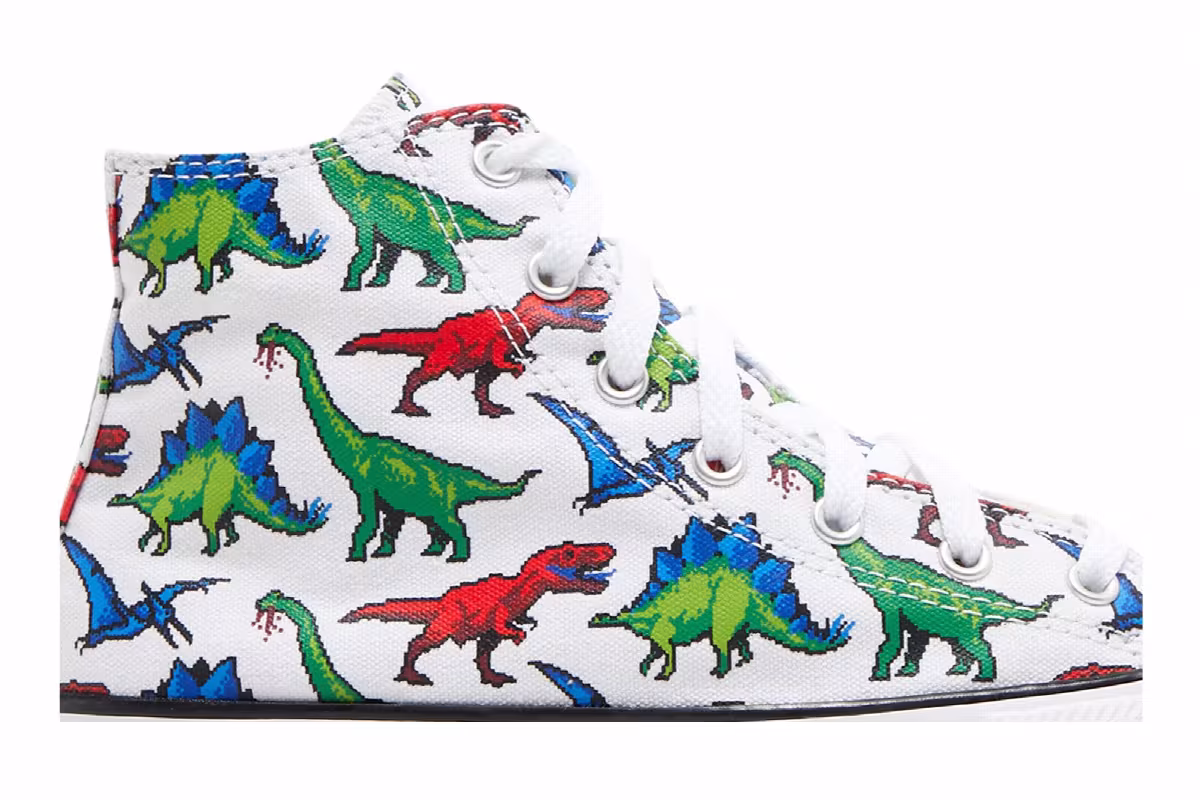 Converse Chuck Taylor All Star High GS 8-Bit Dino, view 3